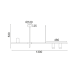 Κρεμαστό Φωτιστικό Οροφής  Τρίφωτο 3XGU10 ARISTO Ορείχαλκος |  Aca | OD843C130G